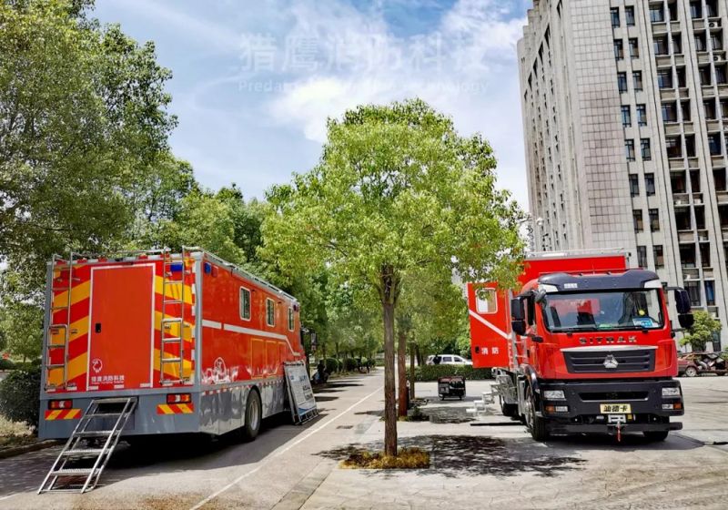 獵鷹消防無人機系列裝備赴洛陽進(jìn)行匯報展示