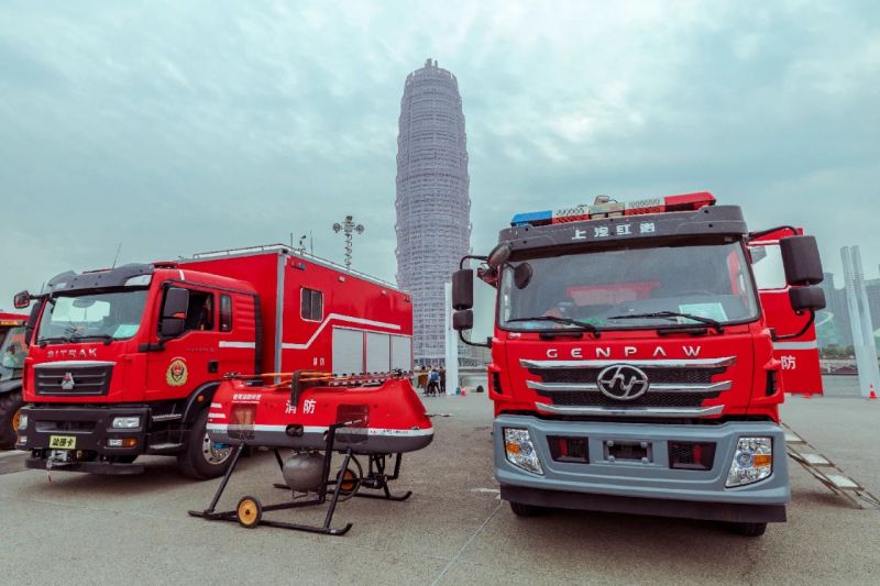 成功演示！獵鷹消防無人機(jī)展翅河南省“119”消防宣傳月活動(dòng)