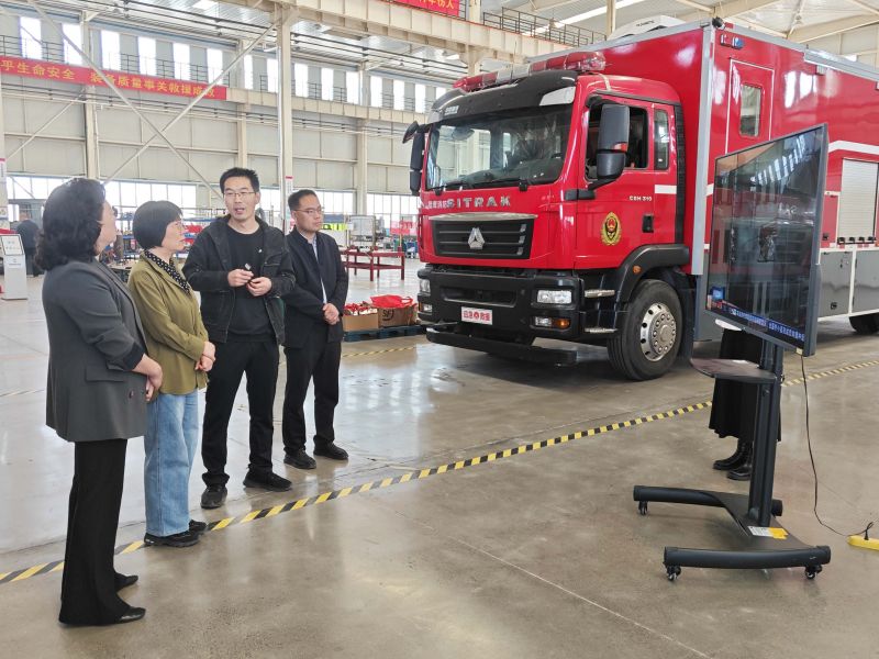 安陽市政協(xié)調(diào)研獵鷹消防科技
